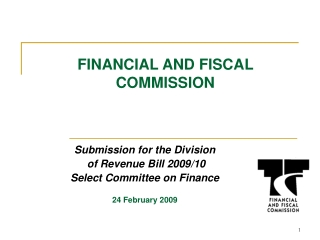 FINANCIAL AND FISCAL COMMISSION