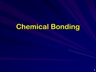 Chemical Bonding