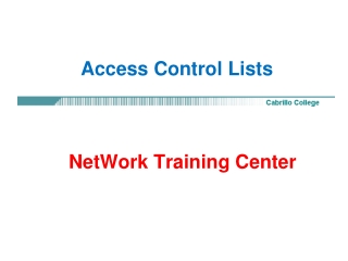 Access Control Lists