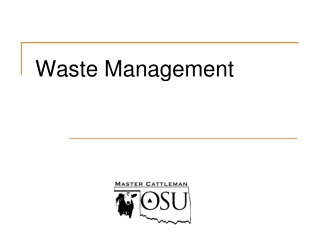 Waste Management