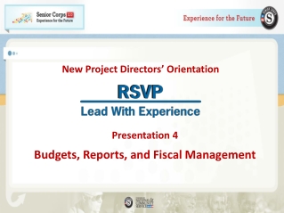 New Project Directors’ Orientation