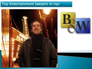 Top Entertainment lawyers in nyc