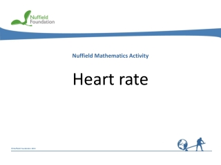 Nuffield Mathematics Activity