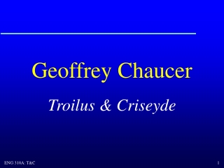 Geoffrey Chaucer