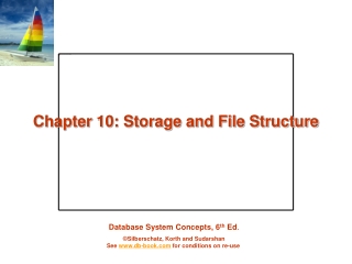 Chapter 10: Storage and File Structure