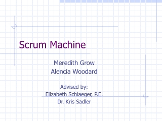 Scrum Machine