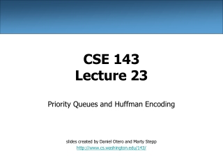 CSE 143 Lecture 23