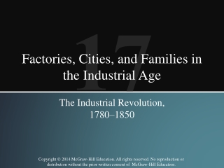 Factories, Cities, and Families in the Industrial Age