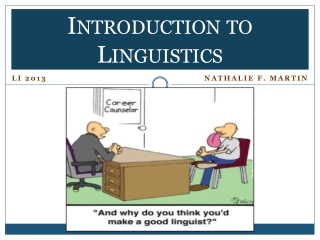 Introduction to Linguistics