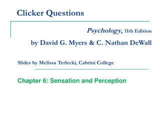 Clicker Questions