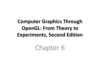 Computer Graphics Through OpenGL: From Theory to Experiments, Second Edition