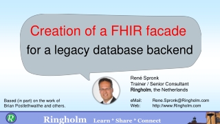 Creation of a FHIR facade