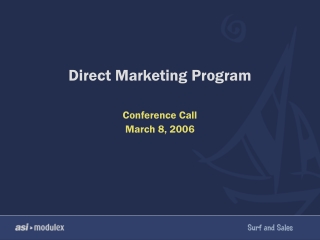 Direct Marketing Program