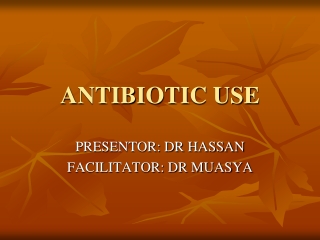 ANTIBIOTIC USE