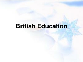 British Education