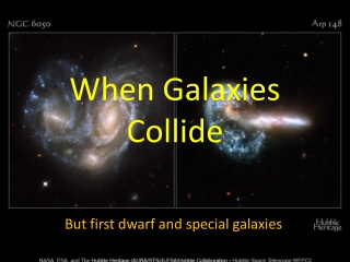 When Galaxies Collide