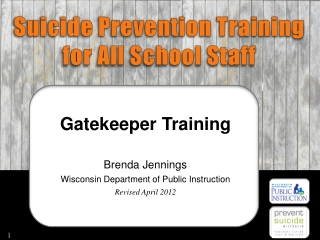 Suicide Prevention Training for All School Staff