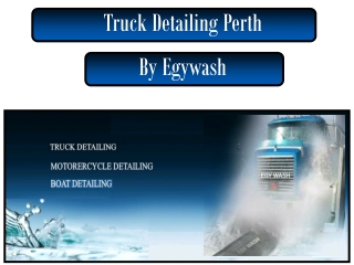 Truck Detailing Perth