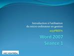 Word 2007 S ance 1