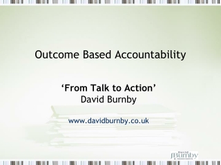 Outcome Based Accountability