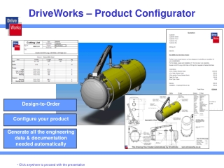 DriveWorks – Product Configurator