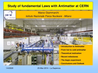 Marco  Giammarchi Istituto Nazionale Fisica Nucleare  - Milano