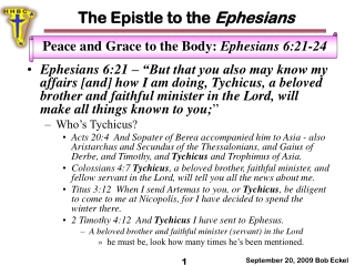 The Epistle to the  Ephesians