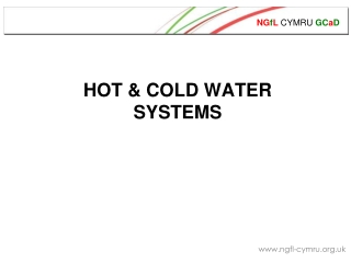 HOT &amp; COLD WATER SYSTEMS