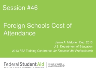 F oreign Schools Cost of Attendance