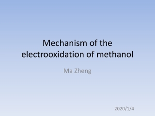 Mechanism of the electrooxidation of methanol
