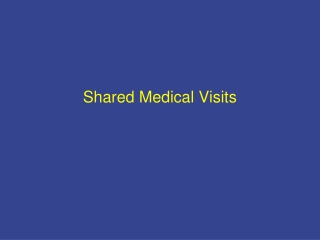 Shared Medical Visits
