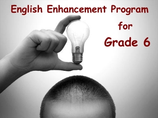 English Enhancement Program