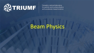 Beam Physics