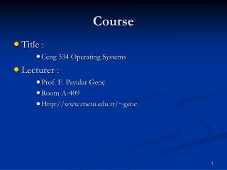 Course