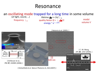 Resonance