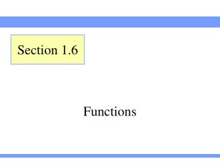 Functions