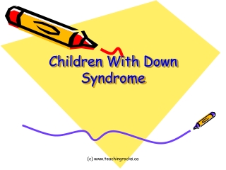 Children With Down Syndrome