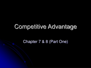 Competitive Advantage