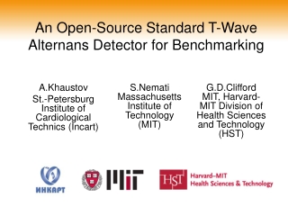 An Open-Source Standard T-Wave Alternans Detector for Benchmarking