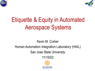 Etiquette &amp; Equity in Automated Aerospace Systems