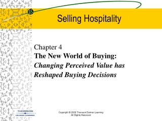 Selling Hospitality