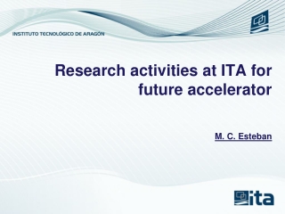 Research activities at ITA for future accelerator