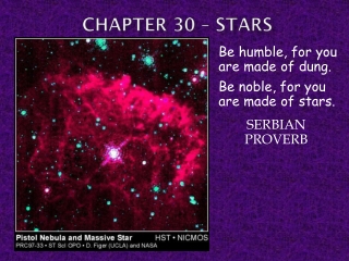 Chapter 30 – Stars