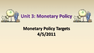 Unit 3: Monetary Policy