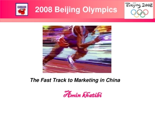 The Fast Track to Marketing in China Amin khatibi