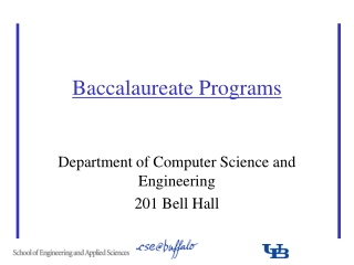 Baccalaureate Programs