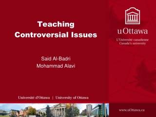 Teaching Controversial Issues