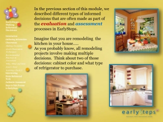 Imagine that you are remodeling  the kitchen in your house…..