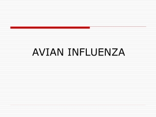 AVIAN INFLUENZA