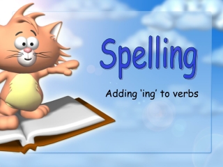 Adding ‘ ing’  to verbs